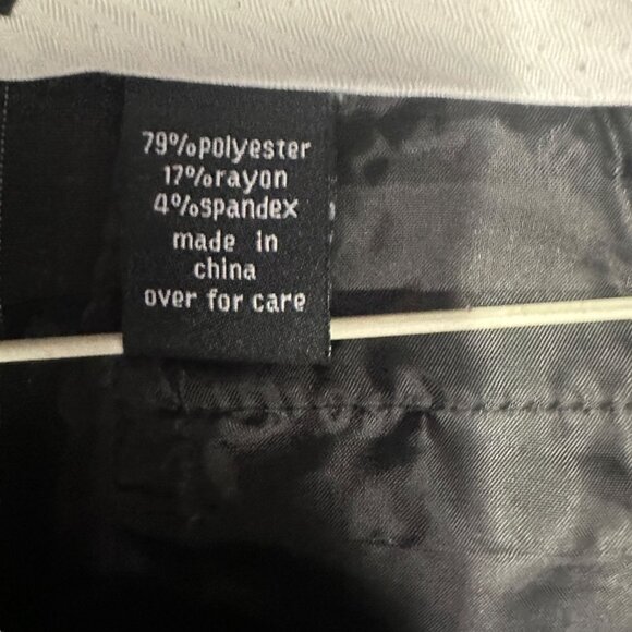 The Limited Womens 12 Cassidy Fit Pinstripe Charcoal Gray Dress Pants - Picture 4 of 15